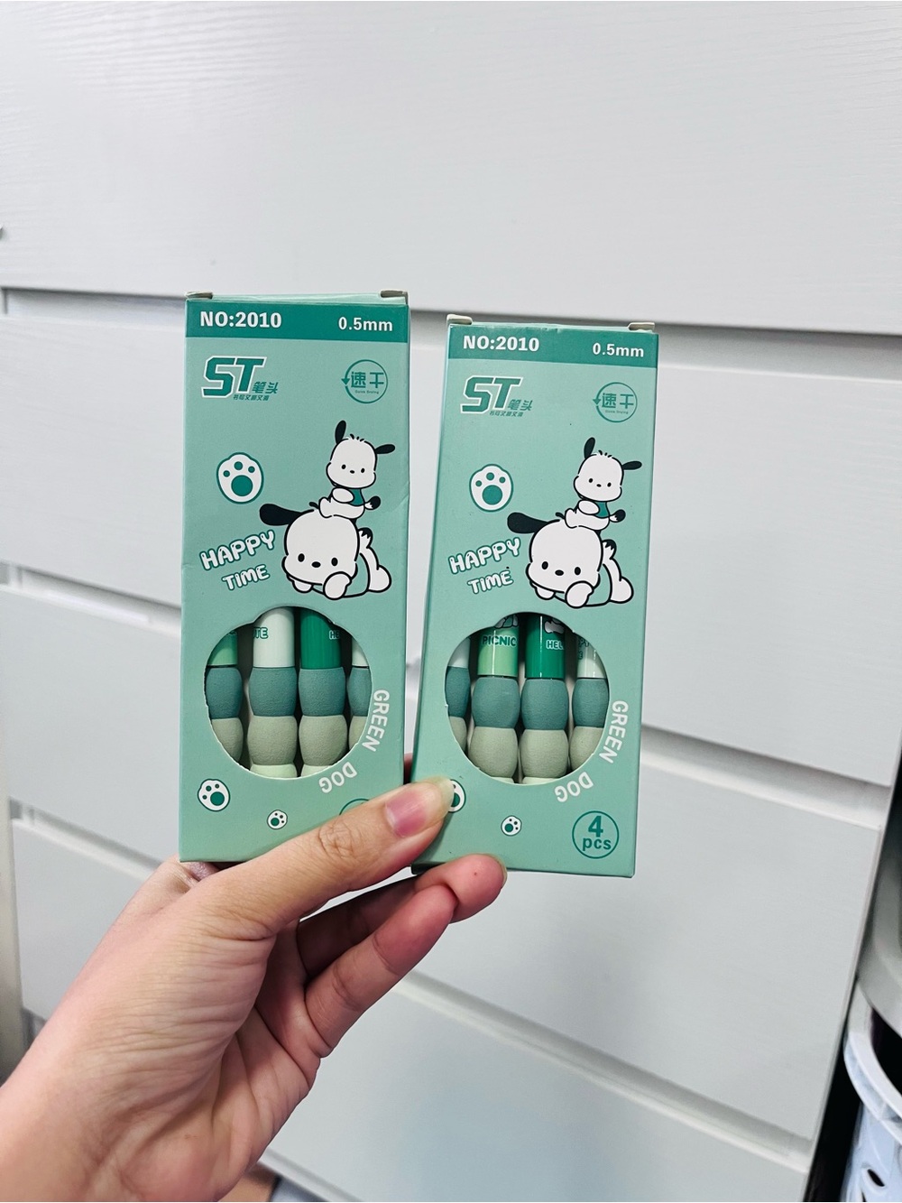 2 box of Pochacco black ink pens bundle